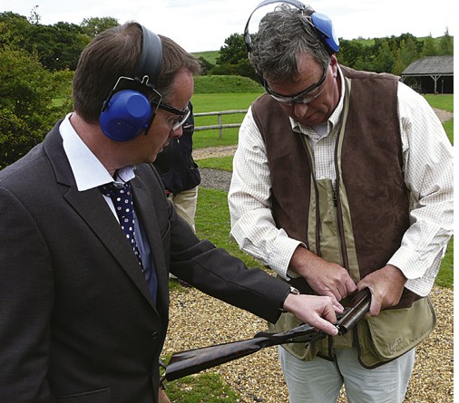 Robin Scott and the Purdey Damascus Steel shotgun.jpg