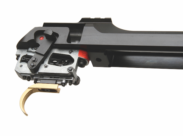 trigger on gun 