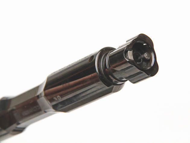 Bolt action on rifle 