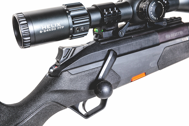 safety on Beretta rifle 