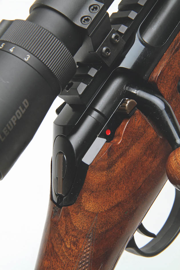 Trigger on rifle 