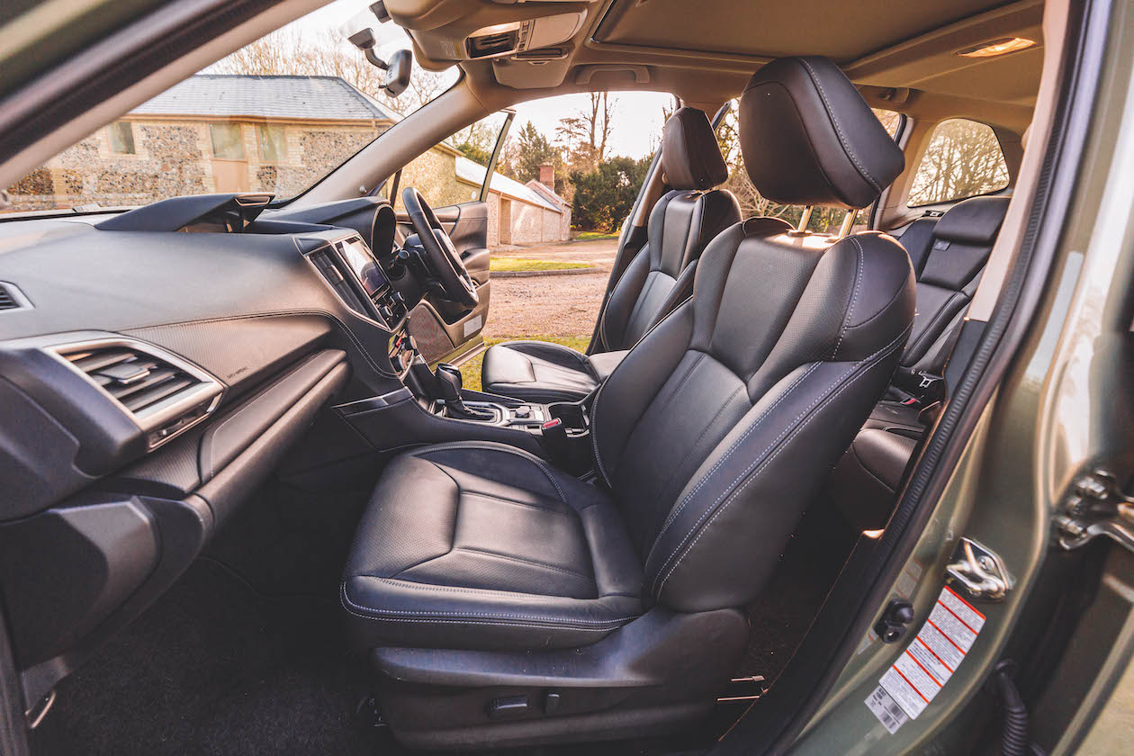 Heated leather seats 