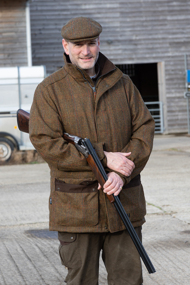 Tweed jacket wearer 