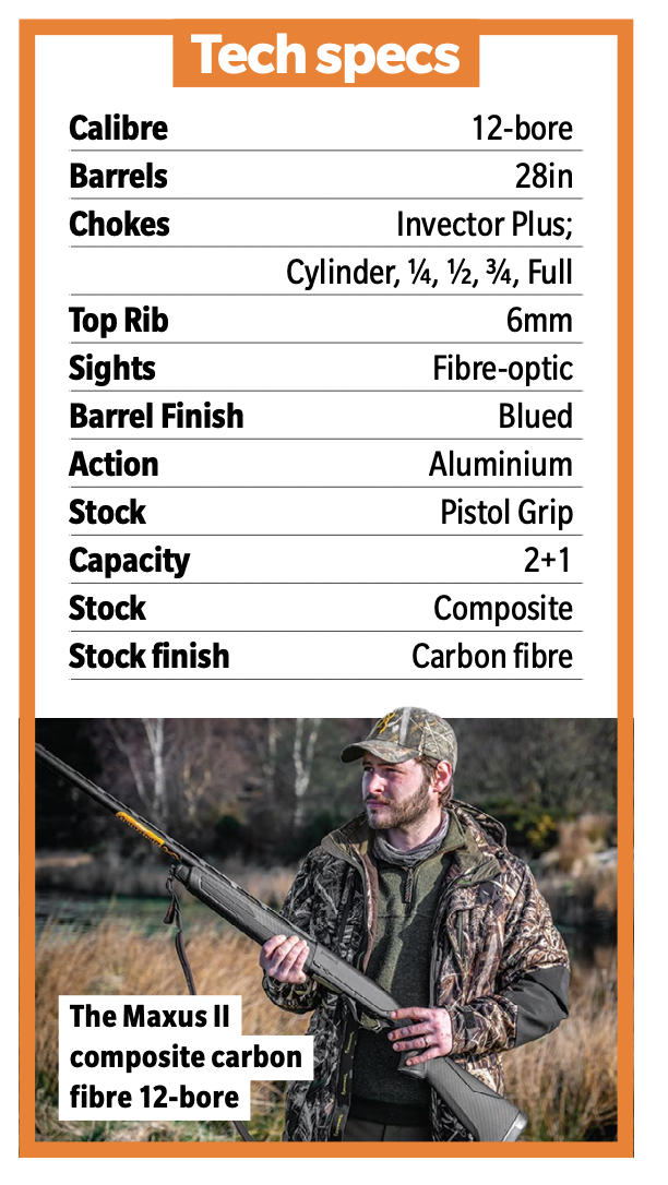 Browning Maxus II Tech Specs 