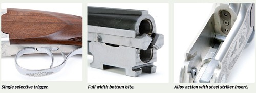 Yildiz 410 ejector shotgun detail