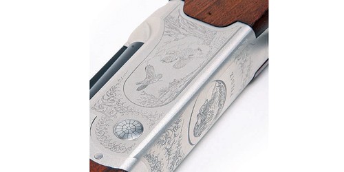 Yildiz 410 ejector shotgun engraving