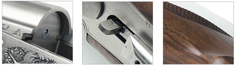 Krieghoff K20 shotgun details.
