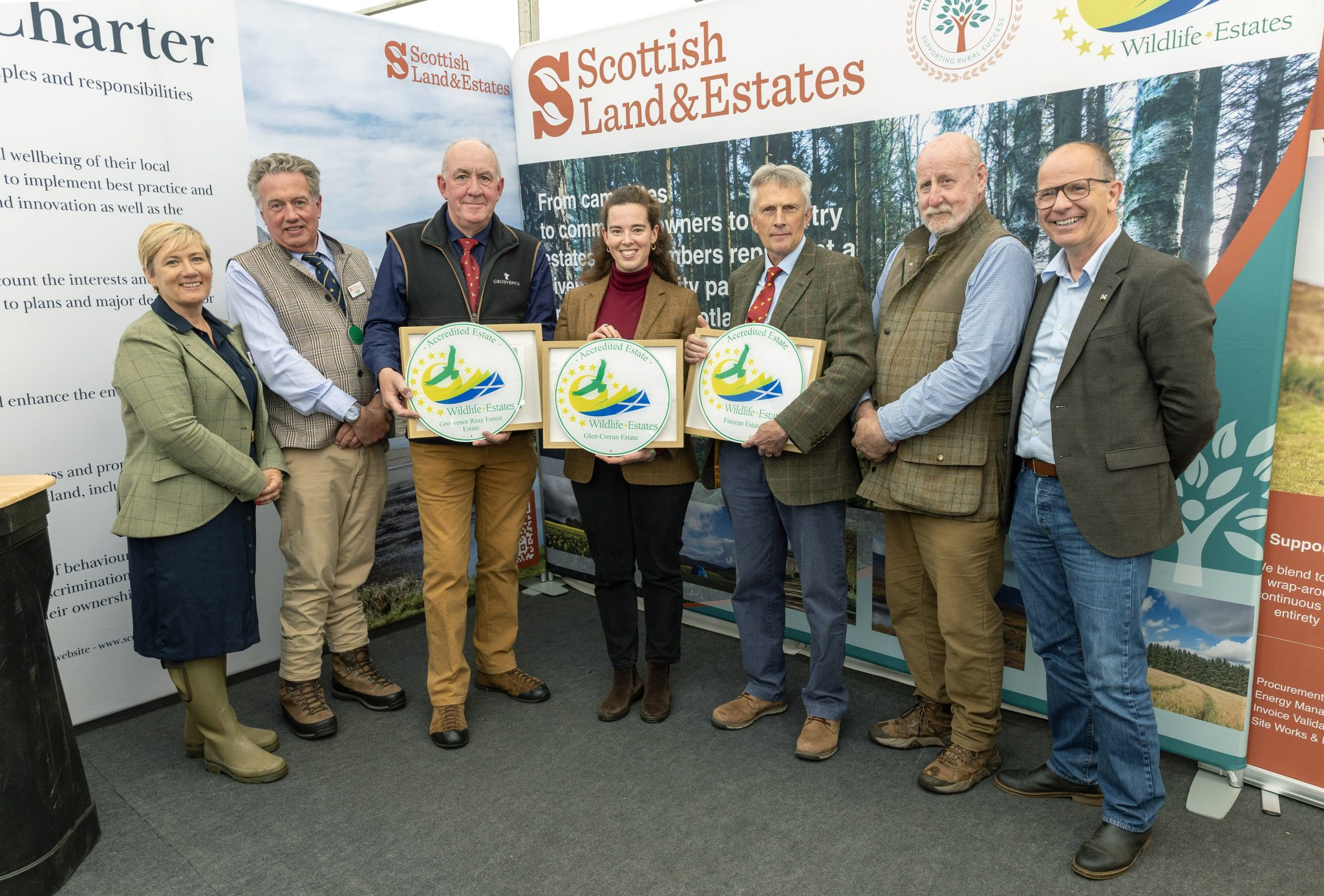 Three Scottish estates earn top wildlife management awards