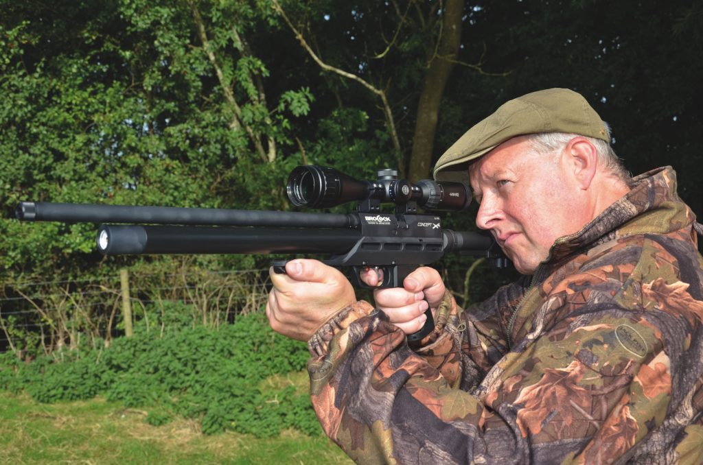 Six airguns for rabbit shooting 