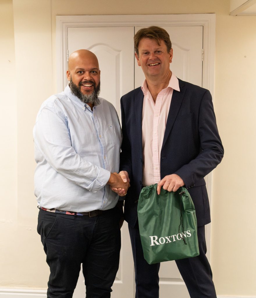 Leon Challis-Davies, culinary director at Eat Wild, and John Duncan, director of shooting at Roxtons.