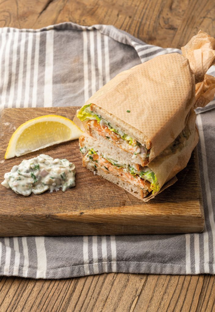 The ultimate trout fish finger sandwich recipe