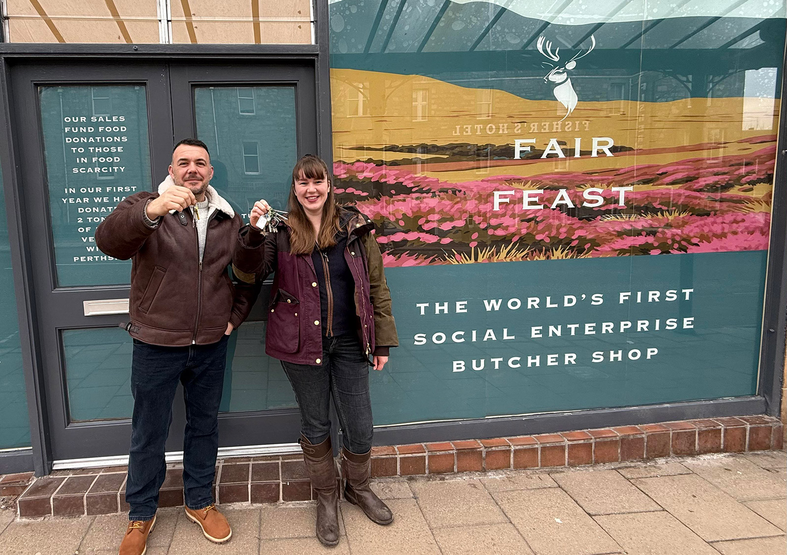 Venison feeds thousands as farmer opens social enterprise shop