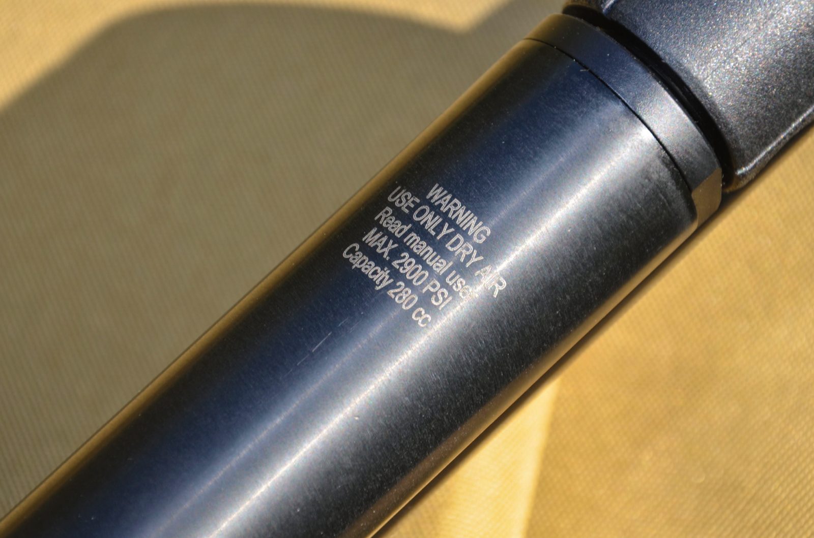 Full-length shroud and air cylinder of the EB Arms Agincourt Synthetic