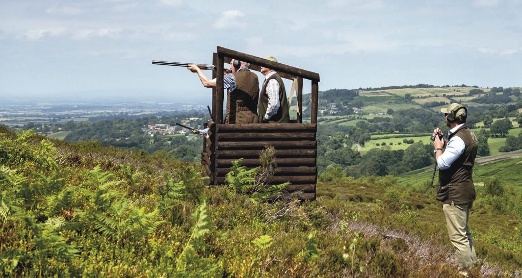 Simulated game shooting: like game shooting minus the feathers