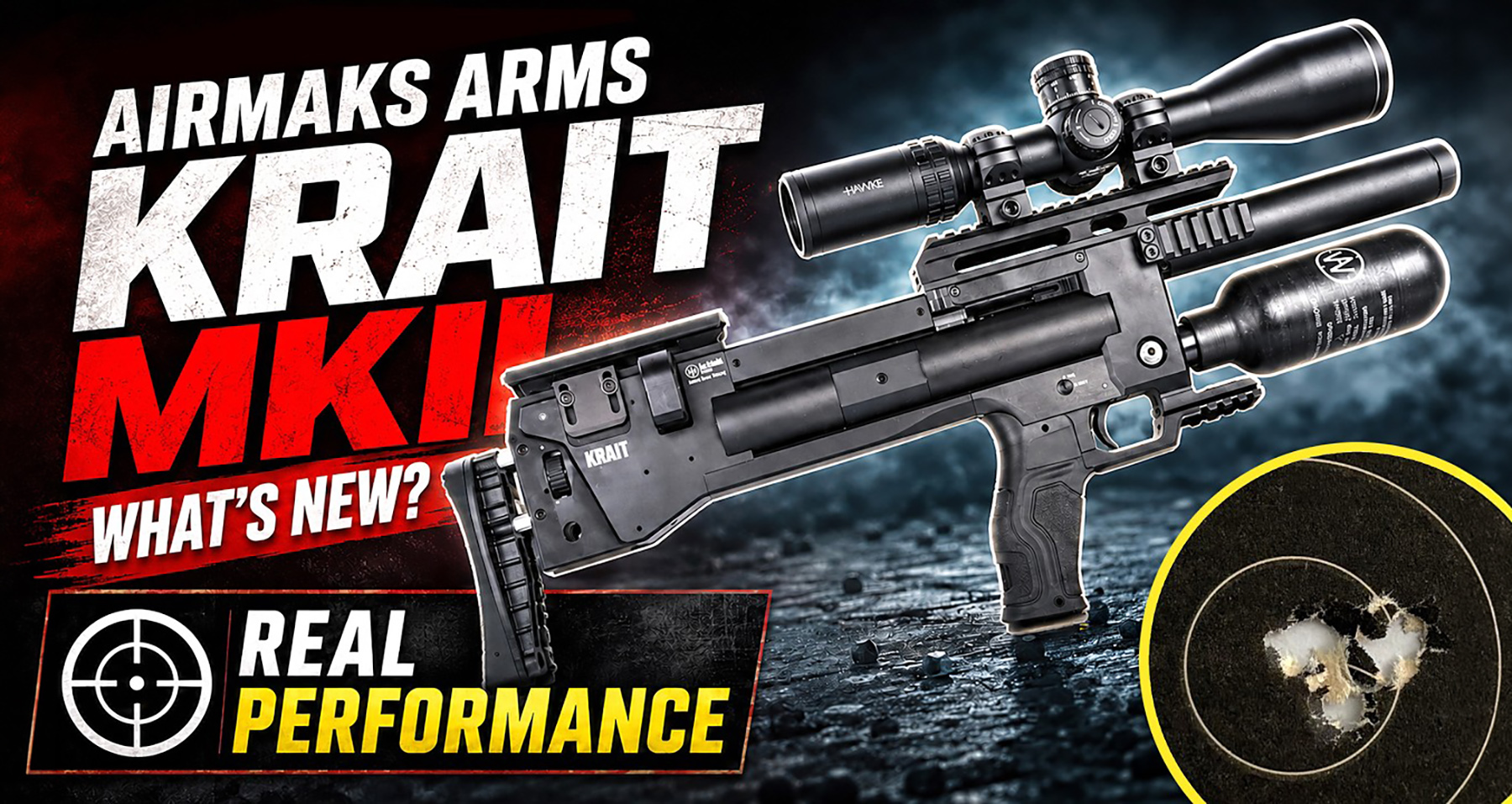 AirMaks Arms Krait MKII video review: watch the bullpup PCP in action