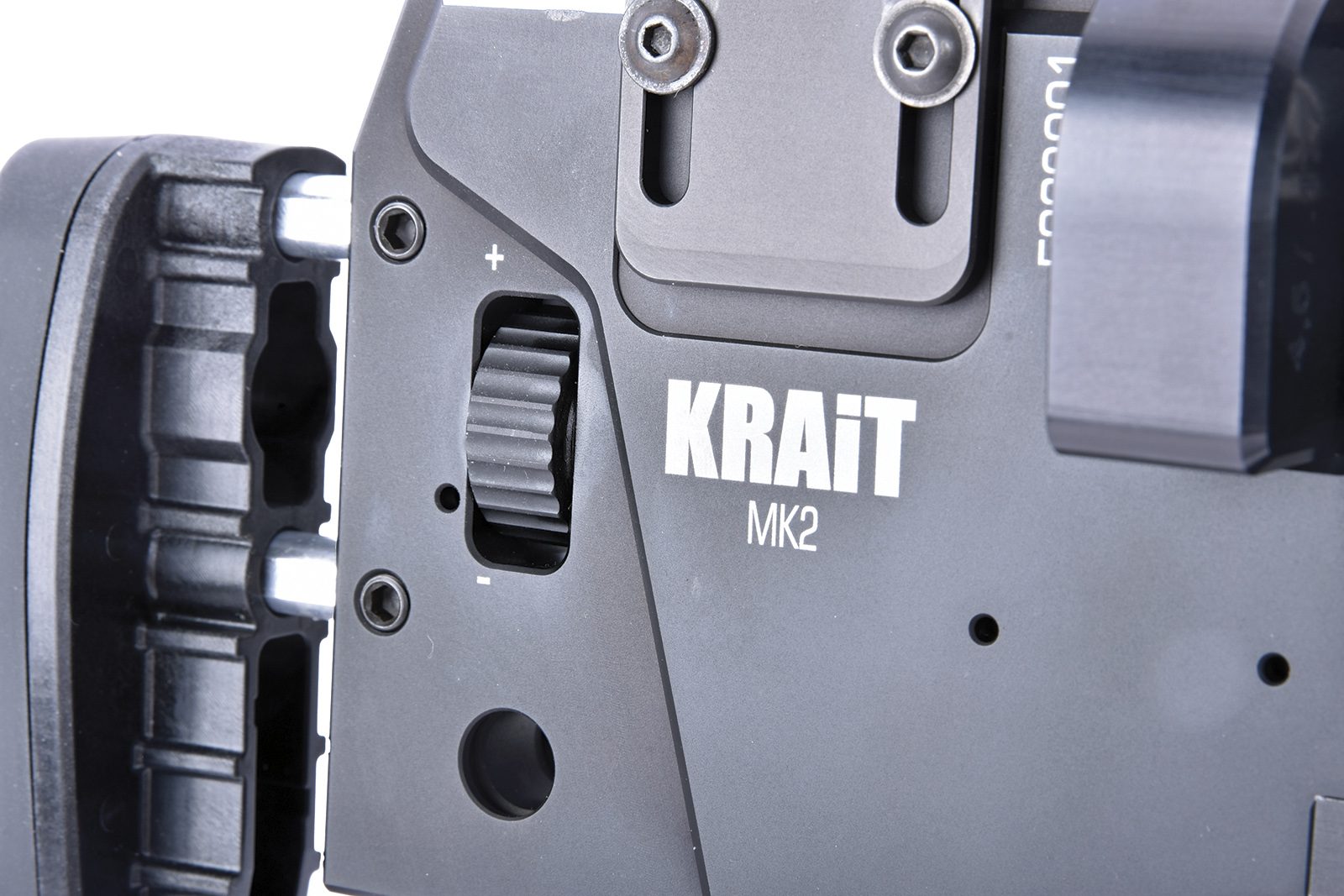 AirMaks Arms Krait MKII receiver and action close-up