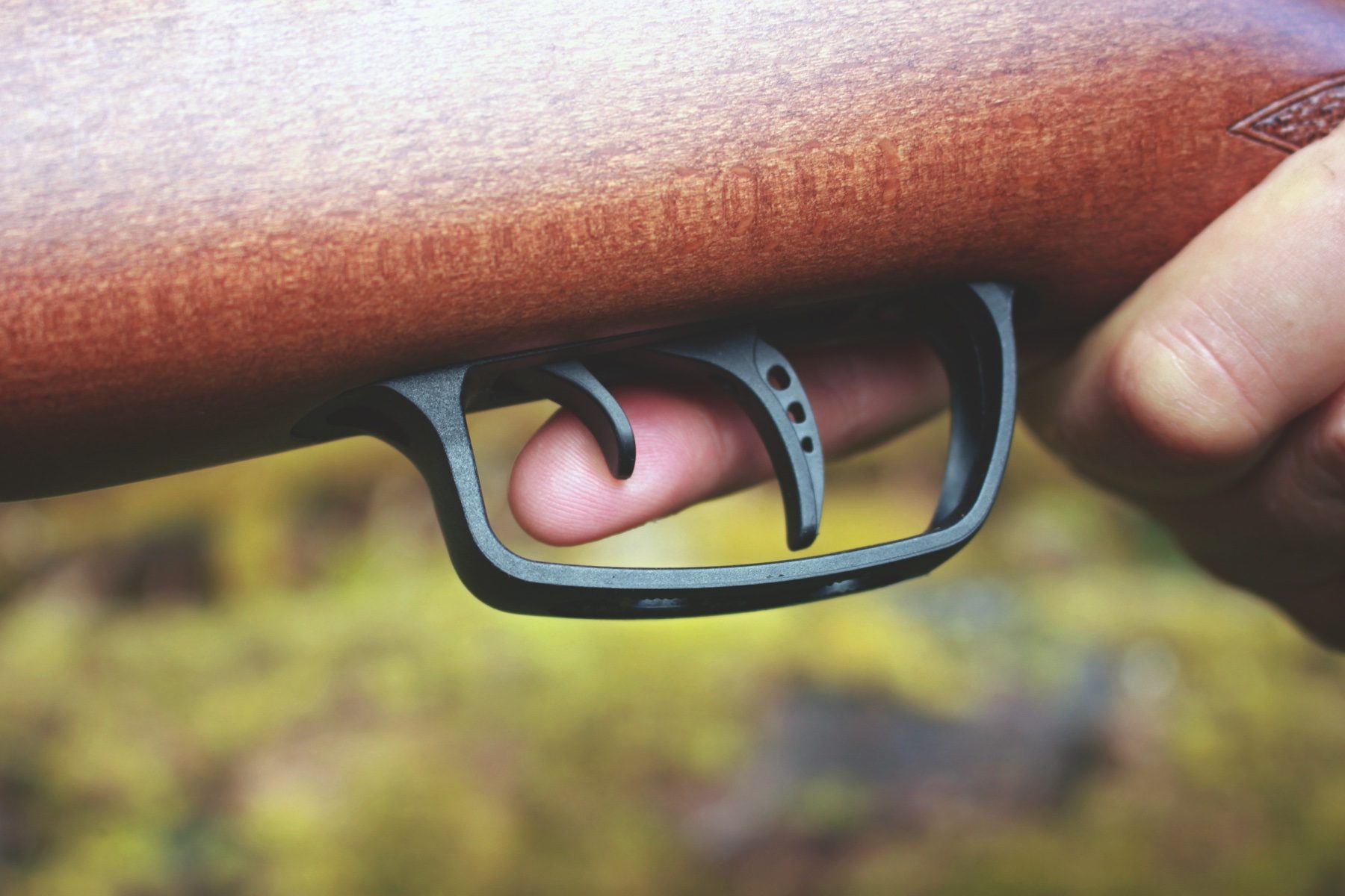 Gamo Riser Punisher CAT trigger blade inside the trigger guard