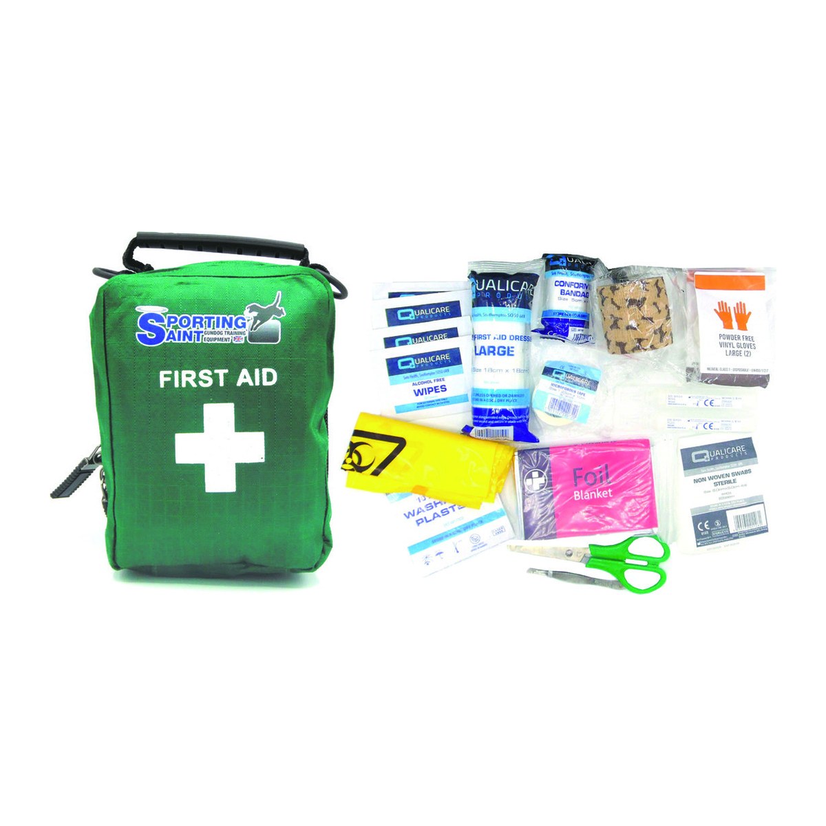 Sporting Saint working dog first aid kit with contents