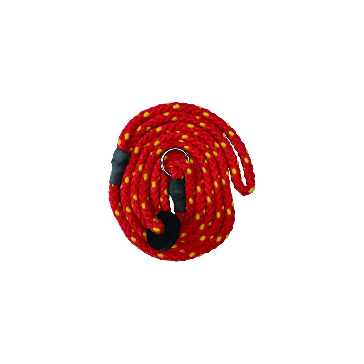 Sporting Saint gundog slip-lead in red braided rope