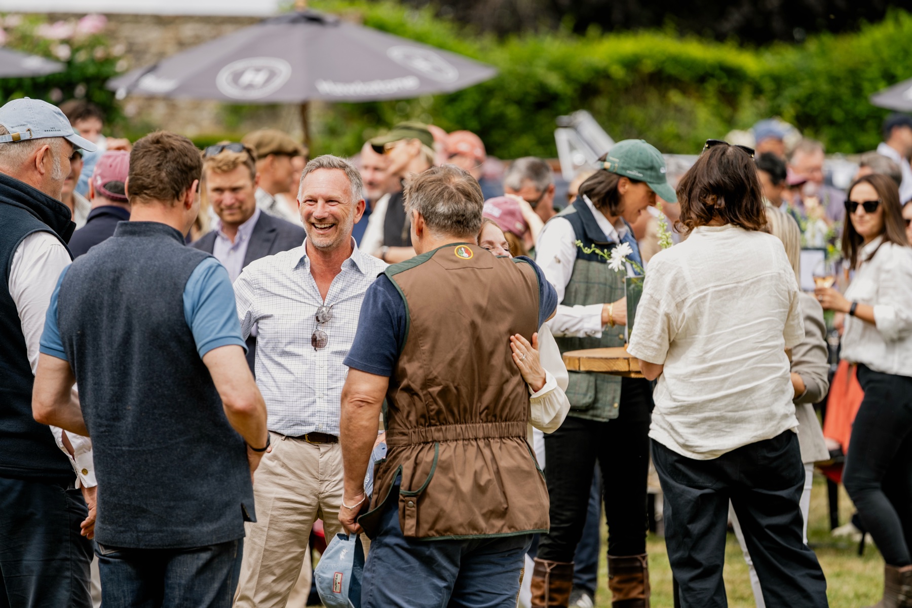 Christian Horner among guests at the Clays for a Cause reception