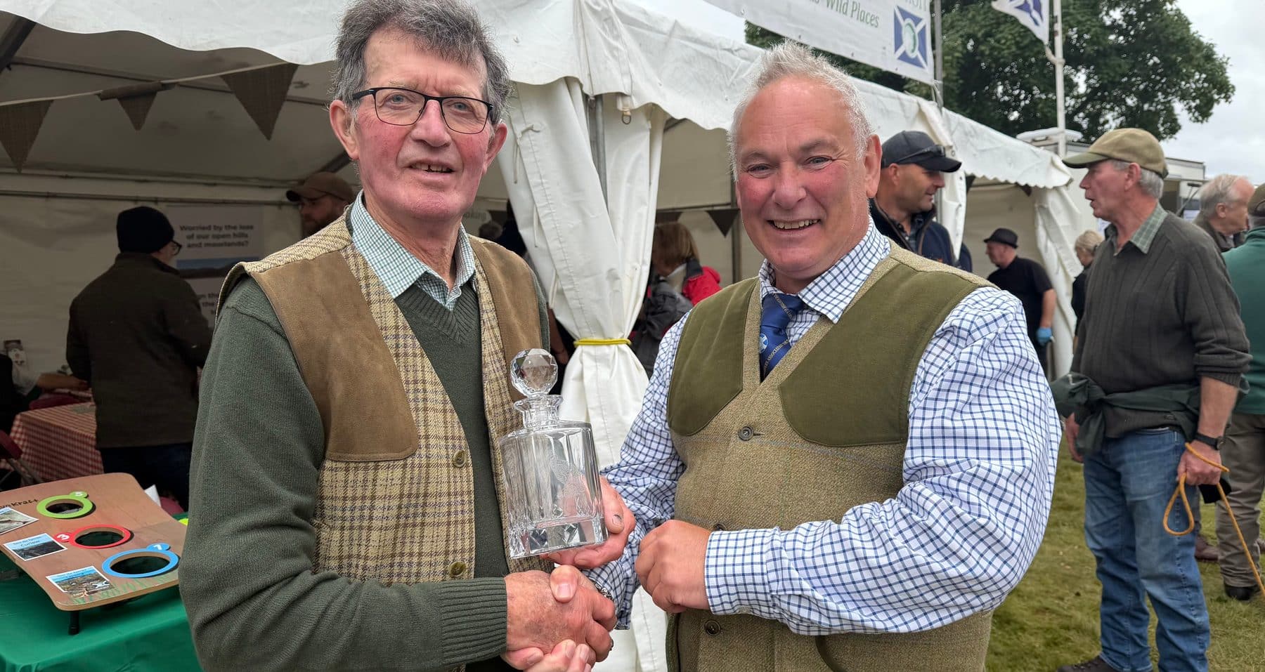 Gamekeeper, 79, honoured for 25-day fight against Dava wildfire