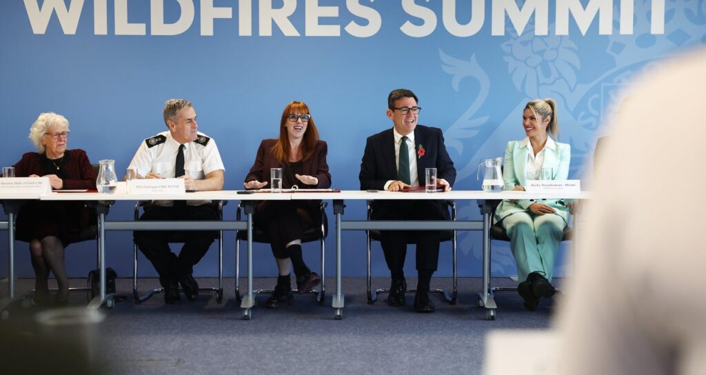 PM's wildfire summit pledges £25m for peat and military aircraft