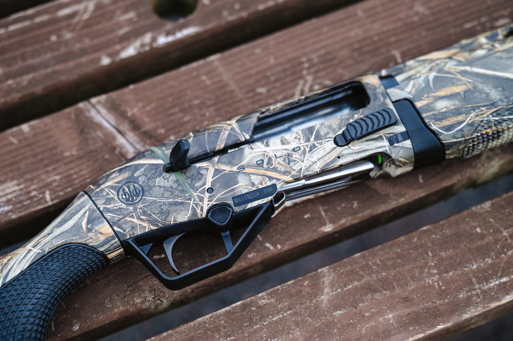 Beretta A400 Solo receiver, trigger guard and pistol grip in Realtree MAX-7 camouflage