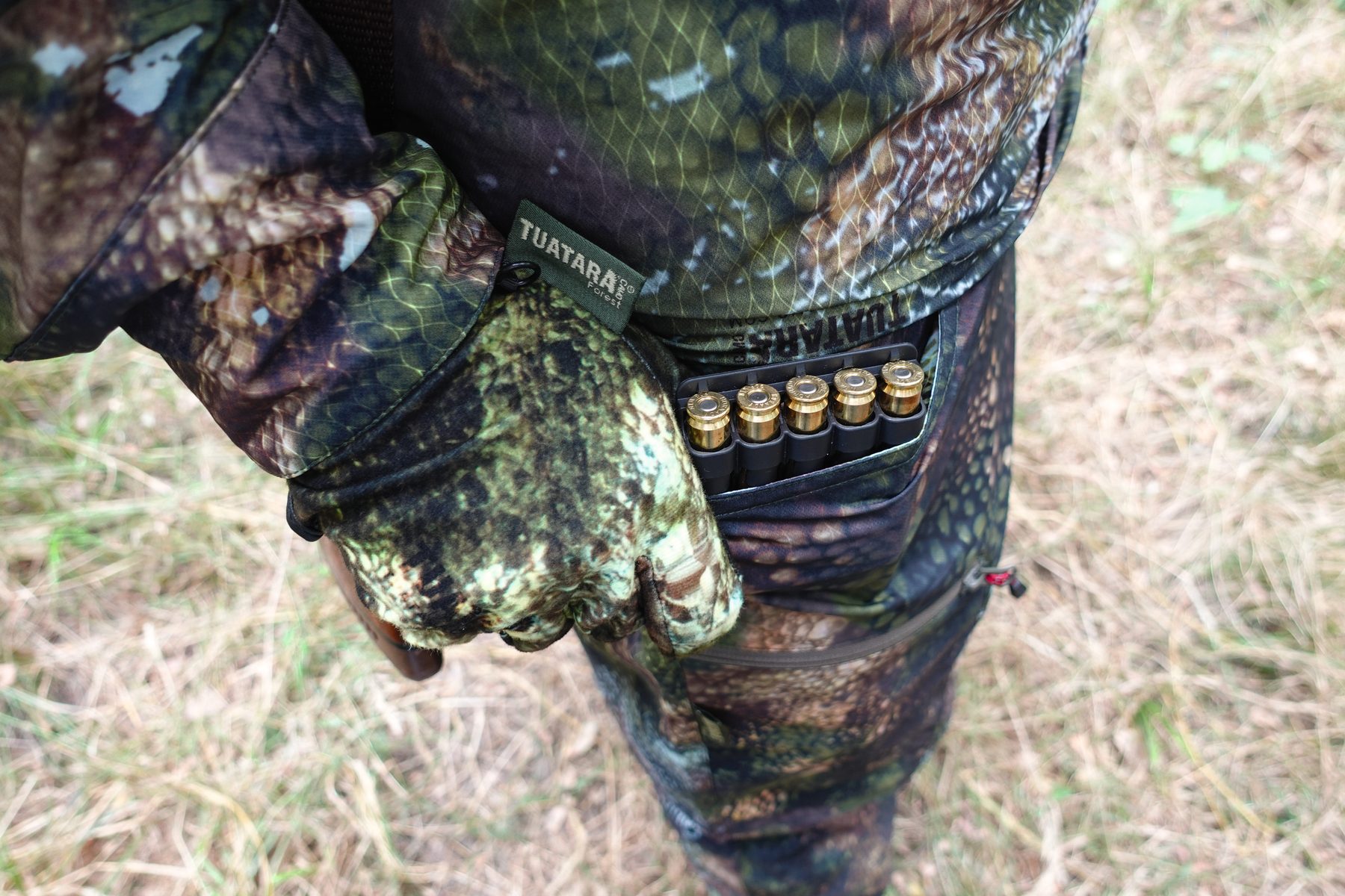 Close-up of the deep hip pockets on the Stoney Creek Fast Hunt Ascent trousers