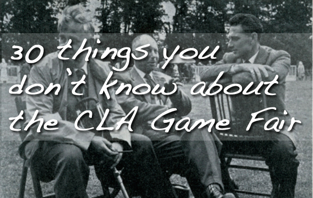 things you don't know about CLA Game Fair