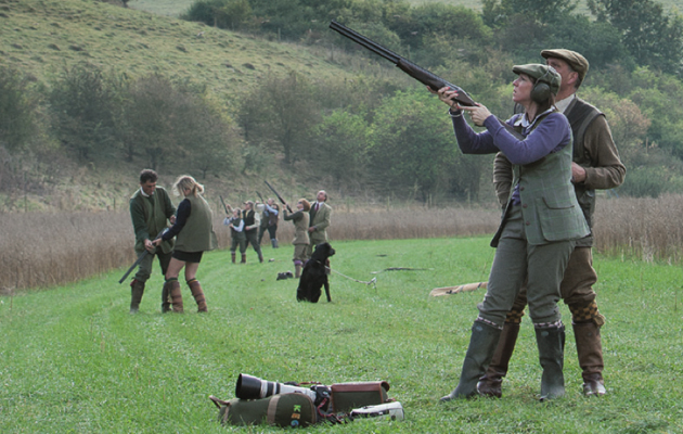 Ladies partridge shooting at Punchbowl and Ridgeway shoot