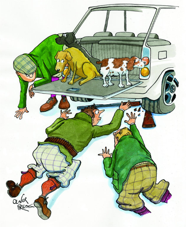 Land Rover cartoon