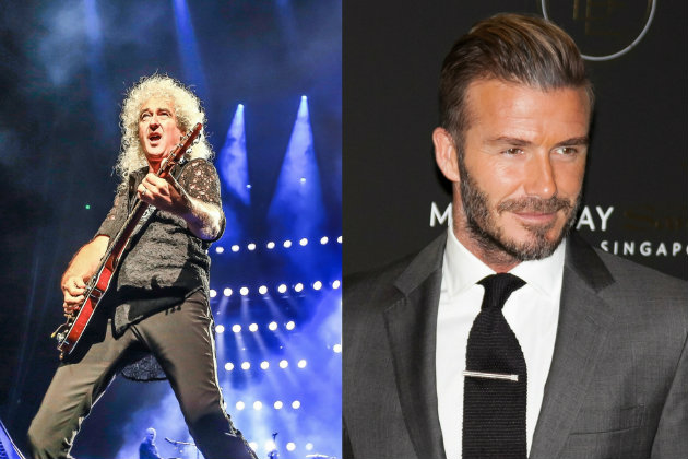 Brian May criticises David Beckham for partridge shooting