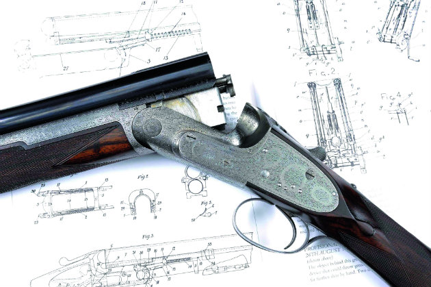 Boss over-and-under created by London gunmakers