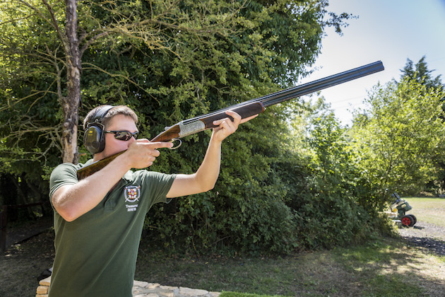 clayshooting with a 20-bore