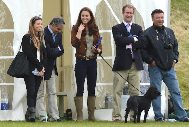 Duchess of Cambridge with dog Lupo