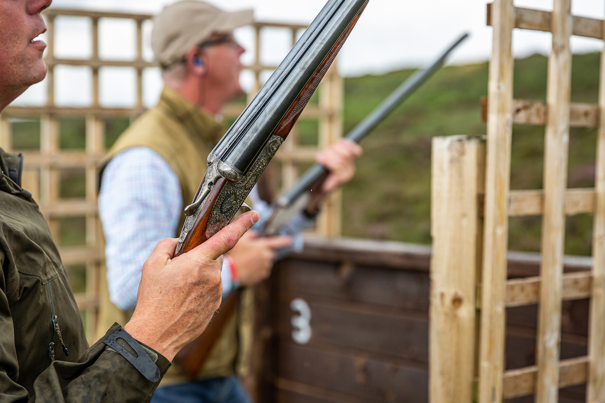 grouse shooting clay practice