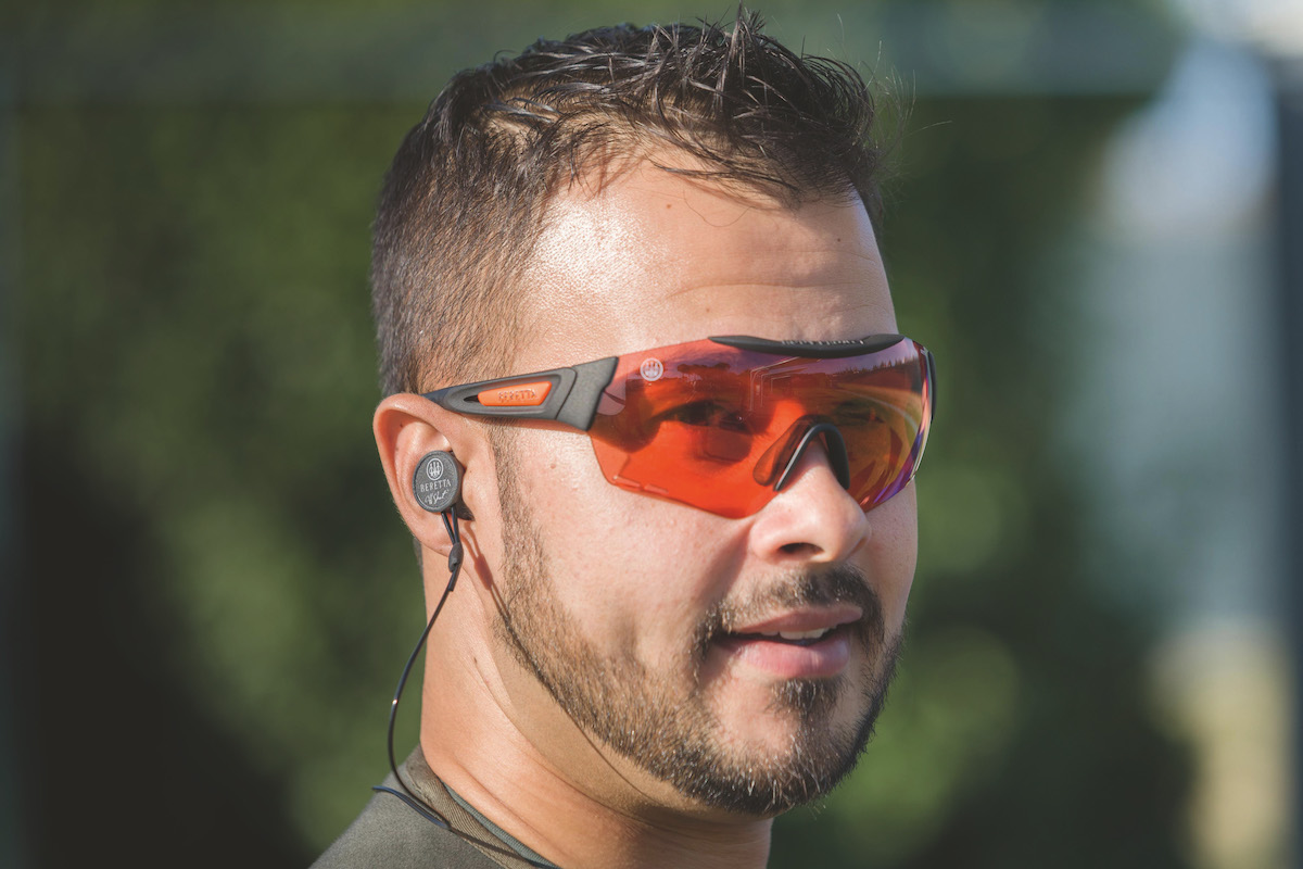 clay shooting safely with glasses